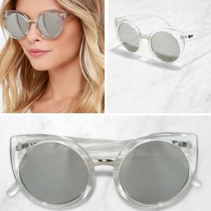 Quay China Doll Mirrored Sunglasses